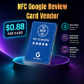 NFC Google Review Card Vendor Access, NO MOQ